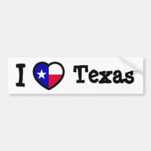 Texas Flag Bumper Stickers