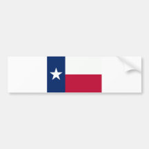 Texas Flag Bumper Stickers