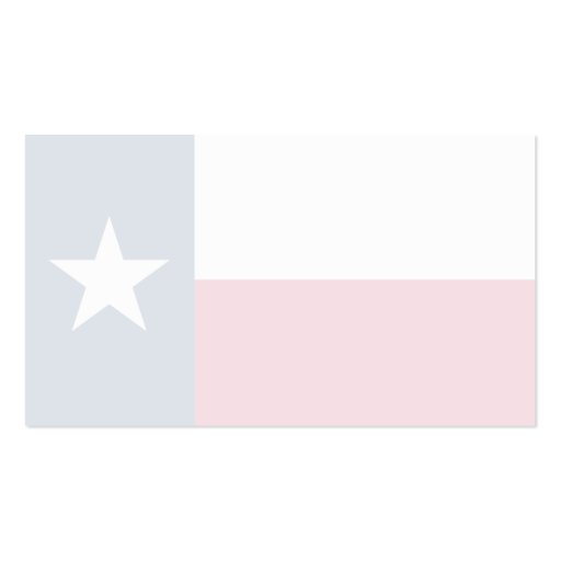 Texas Flag Business Card (back side)