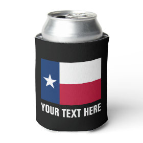 Texas flag can coolers | Texan pride beer holder Can Cooler
