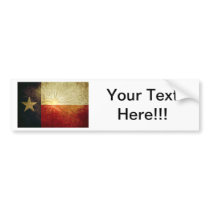 Texas Flag Firework Bumper Sticker