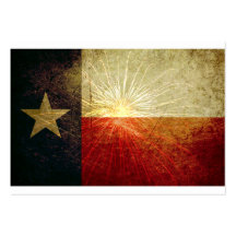 Texas Flag Firework Business Card