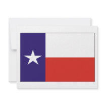 Texas Flag Custom Announcement