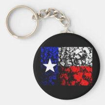 Texas Flag Keychain