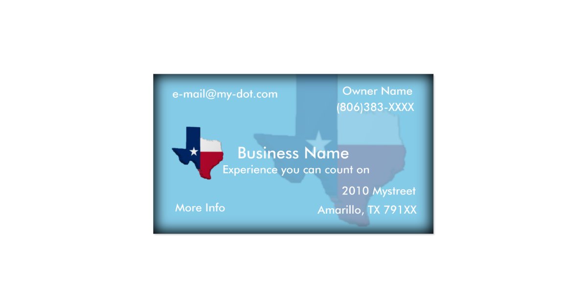 business card map