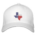 Texas Flag Map embroidered hats by TexasGifts Texas Flag Map embroidered hats