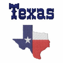 Texas Flag Map embroidered shirts