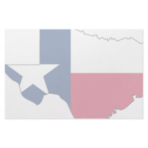Texas Flag Map Custom Stationery