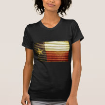 Texas Flag Old Tin Roof gear Tshirt