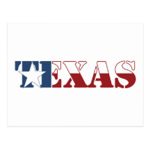 Texas flag postcards