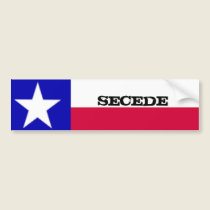 Texas Flag Secede Sticker bumper stickers