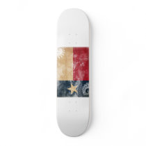 Texas Flag Skate Board