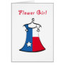Texas Flower Girl Greeting Card