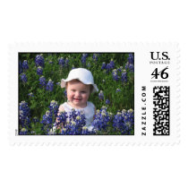 Texas Flower Girl postage