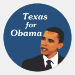 Texas for Barack Obama Sticker