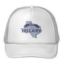 TEXAS FOR HILLARY -.png Hats