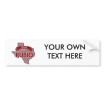 TEXAS FOR RUBIO -.png Bumper Sticker
