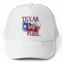 TEXAS GIRL TRUCKER HATS