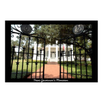 Texas Governor's Mansion posters