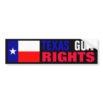 Texas Gun Rights Bumper Sticker
