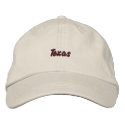 Texas Hat embroidered hats by PhotoPatch Texas Hat embroidered hats