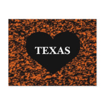Texas Heart postcards by coolartistry Texas Heart postcards