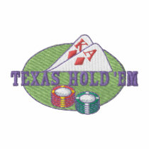 Texas Hold'em embroidered shirts