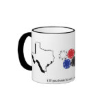 Texas Hold'em Poker MUG w Texas Chips Ace Graphics