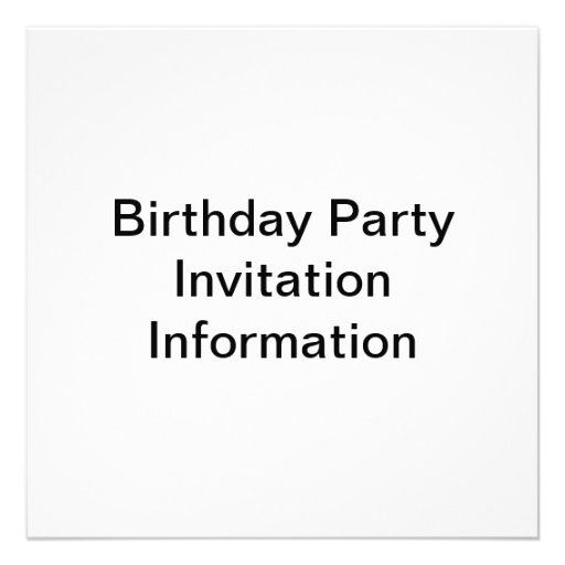 Texas in Blue Invitation