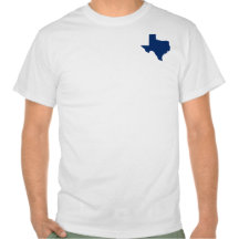 Texas in Blue Tees