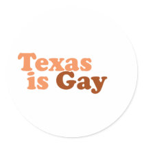 Texas is gay stickers