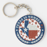 Texas Is Number One Keychain keychains
