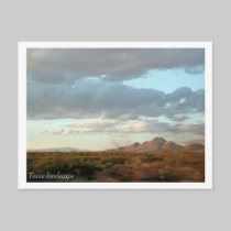 Texas Landscape Postcard