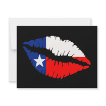 Texas Lips invitations