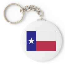 Texas Lone Star Flag Key Chain