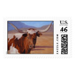 Texas Longhorn postage stamp