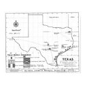 Texas Map, 1933 posters by Texas Texas Map, 1933 posters