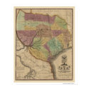 Texas Map By Stephen Austin 1837 posters by lc_maps Texas Map By Stephen Austin 1837 posters