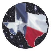 Texas Map Sticker