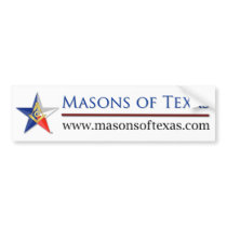 Texas Mason bumper stickers by masontex Texas Mason bumper stickers