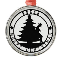 Texas Merry Christmas Ornament