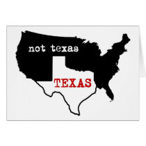 Texas / Not Texas Card