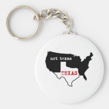 Texas / Not Texas Keychain