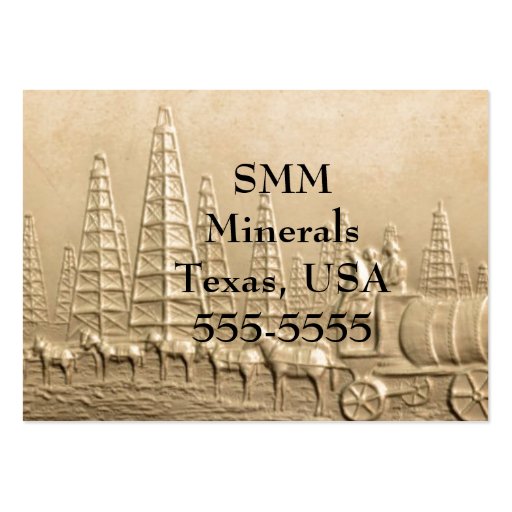 Texas Oil Business Card (front side)