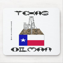 Texas Oilman,Oil Field Mousepad,Oil,Gas, by boozykelly Texas Oilman,Oil Field Mousepad,Oil,Gas,