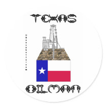 Texas Oilman Oil, Field Sticker