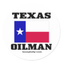 Texas Oilman, Oil Field Sticker