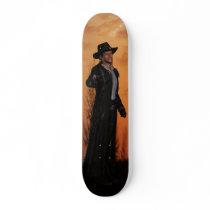 Texas Outlaw Sixgun Skateboard Custom Deck NEW!