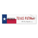 TEXAS PATRIOT!! bumper stickers by cdc6320 TEXAS PATRIOT!! bumper stickers