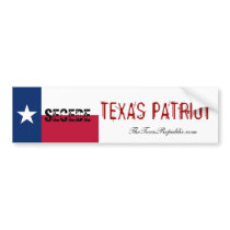 TEXAS PATRIOT!! bumper stickers by cdc6320 TEXAS PATRIOT!! bumper stickers